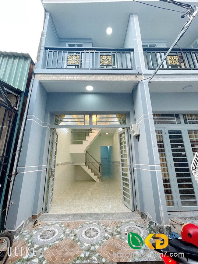 Bán nhà 1 lầu mới 100% hẻm 96 đường Đào Tông Nguyên Kho C Huyện Nhà Bè.